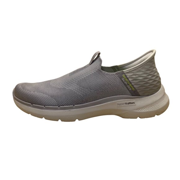 Skechers Men’s Gray Air-Cooled Memory Foam Slip-Ins Walk Sneakers Size 12 - Picture 4 of 9